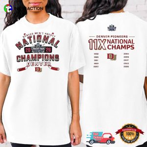 Denver Pioneers 11X National Champions 2026 T-shirt