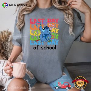 Disney Stitch Last Day Of School Comfort Colors Shirt