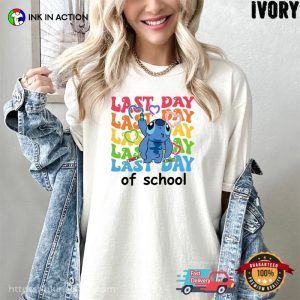 Disney Stitch Last Day Of School Comfort Colors Shirt 3 InkInAction.com