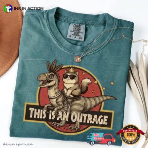 Dungeon Crawler Carl, This Is An Outrage Fantasy Book Comfort Colors Shirt 2 InkInAction.com