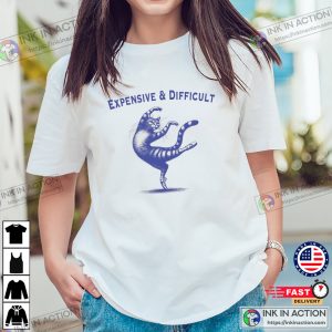 Expensive And Difficult Dancing Cat 90s Graphic Tee Expensive And Difficult Dancing Cat 90s Graphic Tee