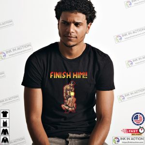 Finish Him Gay Gaming Funny Gay Shirts