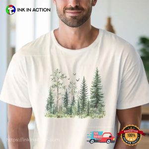 Forest Tree Forest Green T-shirt