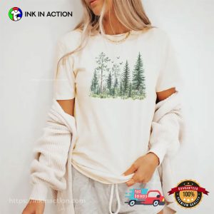 Forest Tree Forest Green T-shirt