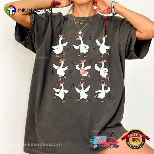 Funny Ballet Dance Silly Goose Comfort Colors Shirt 3 InkInAction.com