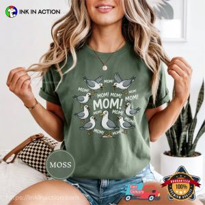 Funny Mom Seagull, Humor Mom Life Comfort Colors Shirt