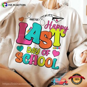 Happy Last day of School Summer Teacher Shirt 3 InkInAction.com