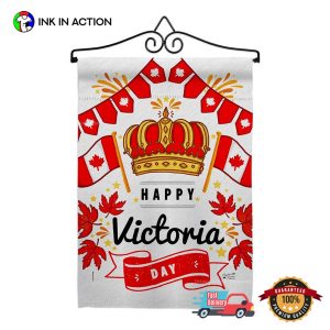 Happy Victoria Day Garden Flag
