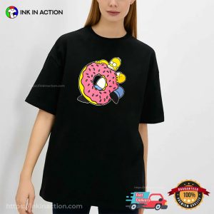 Homer Simpsons Eat Giant Donut Funny Doughnut Lover Tee