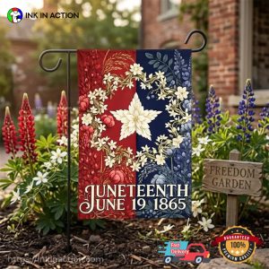 June 19 1865 juneteenth independence day Flag 2 InkInAction.com