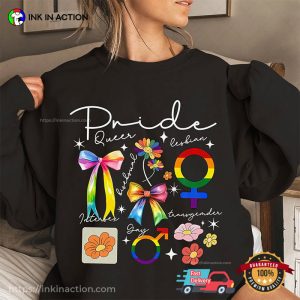 LGBTQ Pride, Month Of LGBT Graphic T shirt 3 InkInAction.com