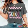 Last Day Of School Coquette Checkered Comfort Colors Tee