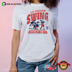 Let Freedom Swing America’s 250th Anniversary Funny Tee