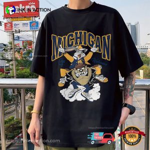 Looney Tune Go Michigan Wolverines 2026 NCAA Men’s Basketball Comfort Colors Shirt