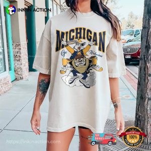Looney Tune Go Michigan Wolverines 2026 NCAA Men’s Basketball Comfort Colors Shirt 2 InkInAction.com