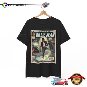 MJ Billie Jean Comic, vintage michael jackson shirt 2 InkInAction.com