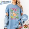 Mama Goose And Floral, Mother Art Gift Comfort Colors Shirt