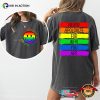 Never Apologize For Who You Are LGBTQ Rainbow Colors Comfort Colors T-shirt