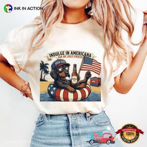 Patriotic Dogs 4th of July Funny Comfort Colors Shirt 2 InkInAction.com