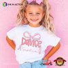 Personalized Girls Dancer Coquette Bow Comfort Colors Shirt