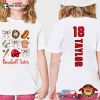 Personalized Name Baseball Sister Coquette Tee