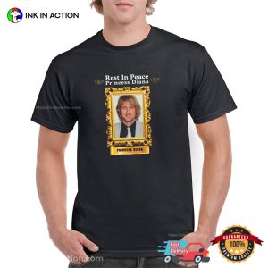 Rest In Peace Princess Diana, Owen Wilson Graphic Shirt 3 InkInAction.com