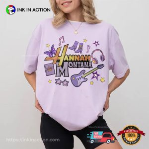 Retro Disney Hannah Montana 20th Anniversary Comfort Colors Shirt 2 InkInAction.com