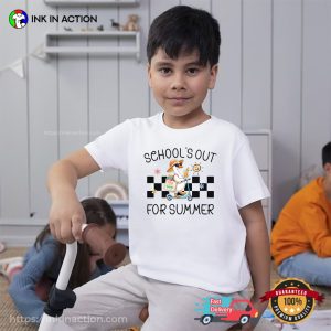 Schools Out For Summer, Silly Goose Summer Teacher Tee 3 InkInAction.com