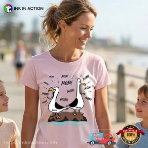 Seagull Mom Mom Mom Funny Mother's Day Gift Tee 2 InkInAction.com