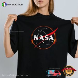 Solar Eclipse NASA Logo Space Shirt