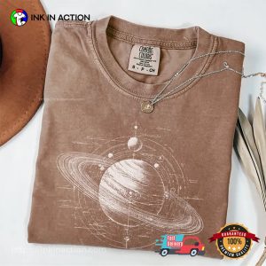 Solar System space themed Comfor Colors Shirt 2
