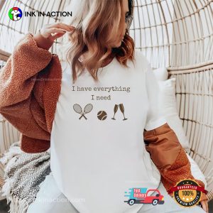 Tennis And Wine Is Everything Comfort Colors Shirt Tennis And Wine Is Everything Comfort Colors Shirt