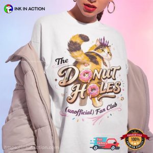 The Donut Holes Fan Club Funny Princess Donut Butthole Graphic Shirt 3 InkInAction.com