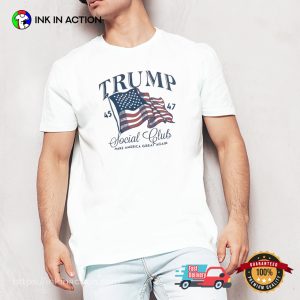 Trump Social Club MAGA american flag t shirt 2 InkInAction.com