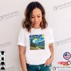 UFO In Starry Night Funny Art Space Shirt