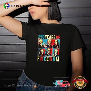 Vintage Founding Fathers 250 Years Of Freedom Shirt