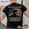 With The USA So Divided US Veteran Back Shirt