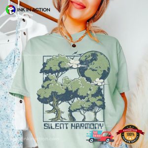Silent Night Harmony Retro Nature Comfort Colors Shirt