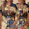 America 250 Years Faith And Freedom Patriotic Hawaiian Shirt