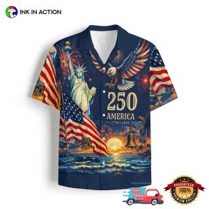 America’s Freedom 250th Anniversary 1776-2026 Hawaiian Shirt