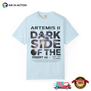 Artemis II Dark Side of Moon Comfort Colors Shirt 3 InkInAction.com