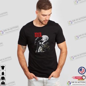 BILLY IDOL Punk Rock Tour Signature Shirt