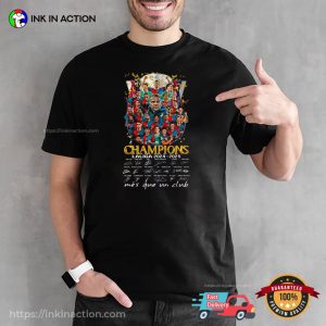 Barcelona Champions La Liga 2024-2025 Signatures Shirt