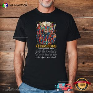 Barcelona Champions La Liga 2024-2025 Signatures Shirt