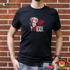 Billy Idol 90s Vintage Graphic Shirt, Billy Idol Tour Merch
