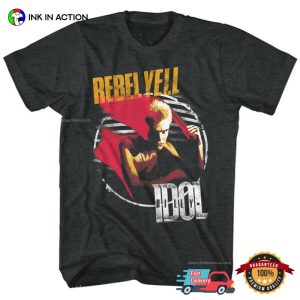 Billy Idol Rebel Yell Song Vintage Shirt 3 InkInAction.com