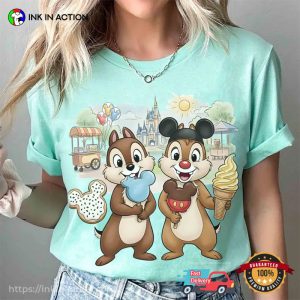 Chip And Dale Disney Park Ice Cream Comfort Colors Shirt 2 InkInAction.com