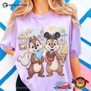 Chip And Dale Disney Park Ice Cream Comfort Colors Shirt
