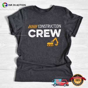 Construction Crew Birthday Family Matching Custom Construction Shirts