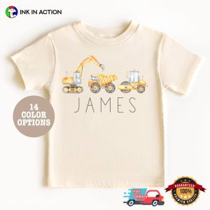 Construction Equipment Truck, Custom Construction Shirts